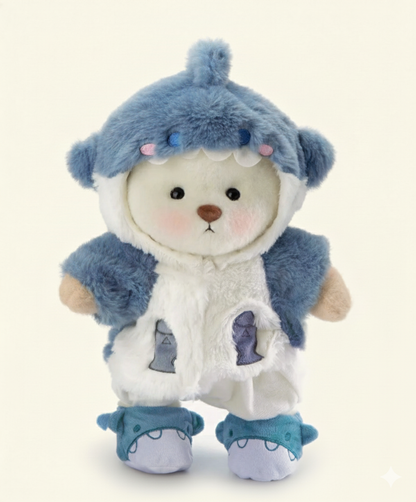 Fuzzy Shark Cubbie Bear 🦈