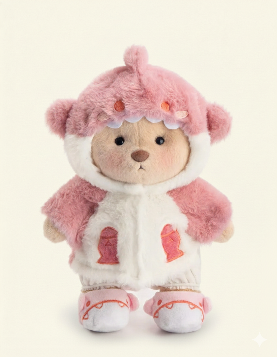 Fuzzy Shark Cubbie Bear 🦈