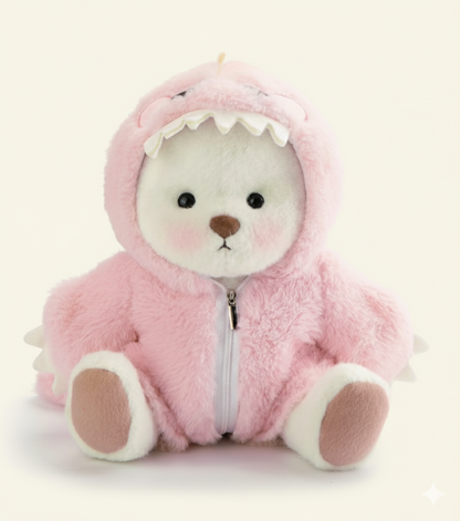 Fuzzy Dino Cubbie Bear 🦖