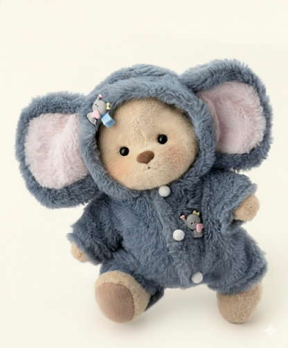 Fuzzy Elephant Cubbie Bear 🐘