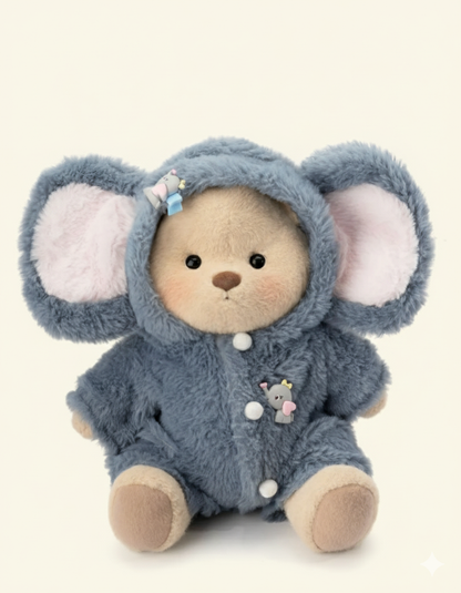 Fuzzy Elephant Cubbie Bear 🐘