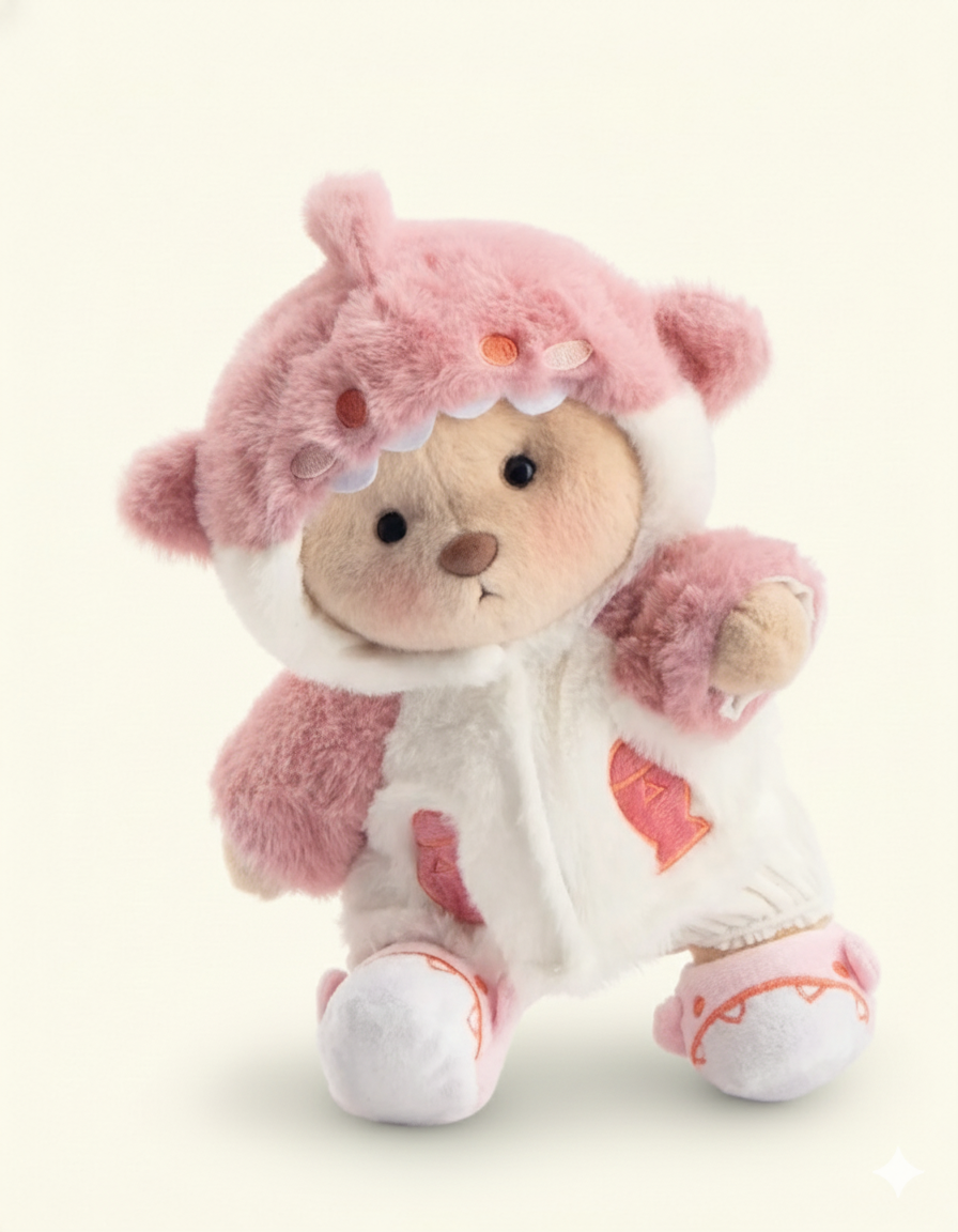 Fuzzy Shark Cubbie Bear 🦈