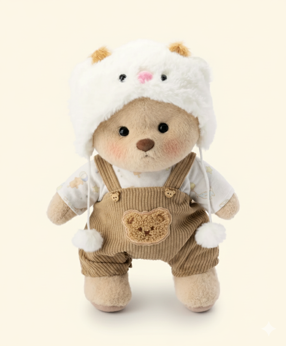 Sheep Hat Cubbie Bear 🐑