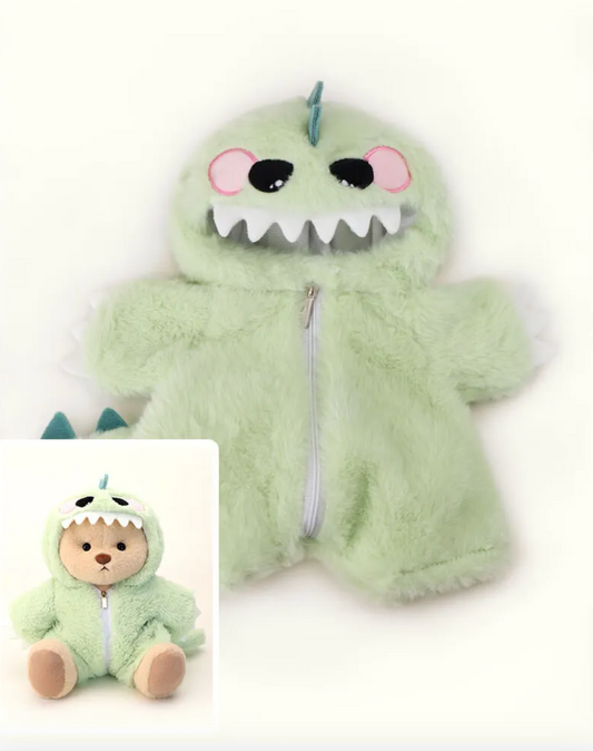 Fuzzy Green Dino Suit